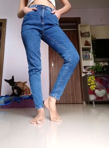 High-waist Jeans