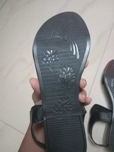 Stylish Black Braided Flat Sandals
