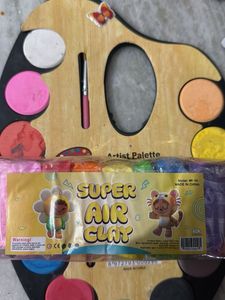 Artist Palette &amp; Super Air Clay Set
