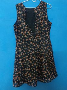 Floral Print Sleeveless Dress