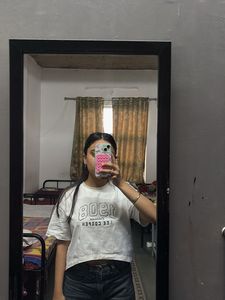 Lee Cooper White Graphic T-Shirt