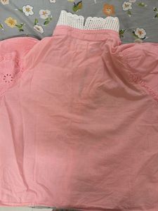 Pink embroided Top