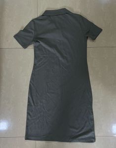 Women's Short Sleeve Collared Dress