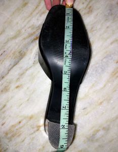 Chic Black Mule Heels (EU size 38)