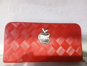 2 Pieces Red Apple Wallets