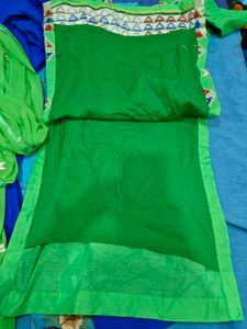 Vibrant Green Kurta Set with Dupatta