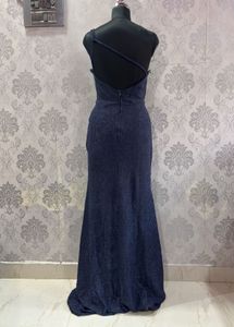 Sparkling One-Shoulder Maxi Dress