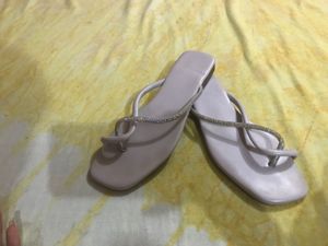 Stylish Embellished Flip Flops