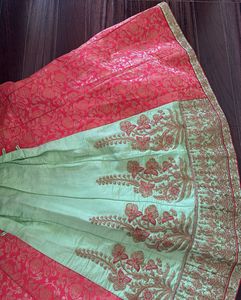 Designer Embroidered Lehenga Skirt