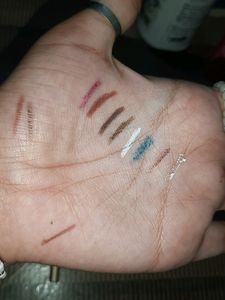 Lipliner/eyebrow/kajal Pencils Combo Of 8