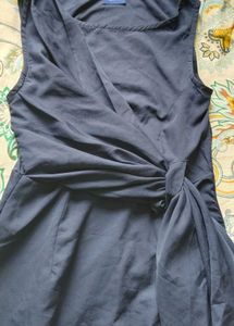 Chic Sleeveless Navy Blue Dress