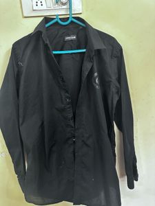 Classic Black Button-Up Shirt