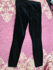 Gap Black Velvet Pants