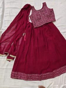 Pink Lehenga Choli Set