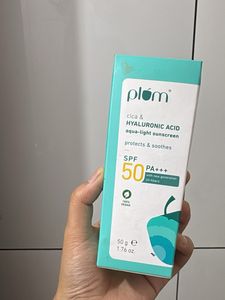 Plum Cica & Hyaluronic Acid Sunscreen SPF 50