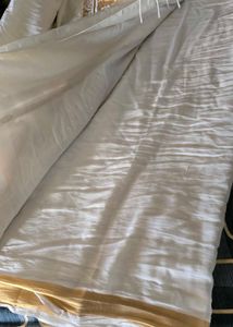 Cotton Kasavu kerala style Saree