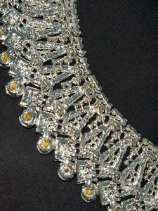 silver Stunning Rhinestone Necklace &amp; Earring Set