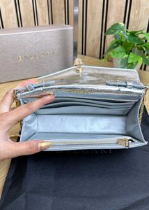 Bvlgari Silver Chain Shoulder Bag