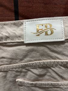 Beige Cargo Pants