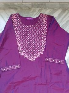 Beautiful Purple Kurta Set