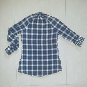 Rare Tommy Hilfiger Women's Blue Plaid Shirt