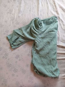 Mint Green Puff Sleeve Top