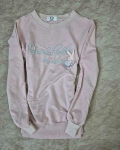Cute Pink Bunny Sweatshirt