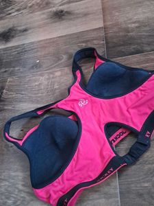 Jockey Sports Bra - Pink &amp; Black