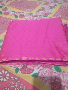Jacquard Banrasi Silk Dres Material 2 Mtr With Tag