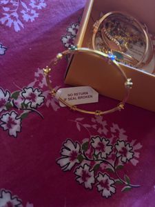 Elegant Gold Bangle Bracelet and  anklet s