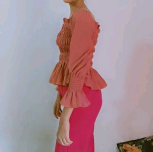 Beautiful Cinched waist Top For Women