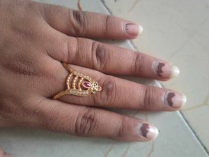 Stunning Antique Gold Plated Ring