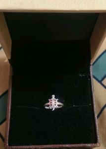 Cute Turtle Ring pure silver