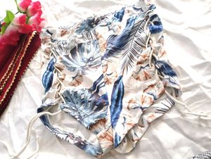 Floral Print Bikini Bottom