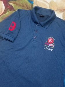 Men's Blue Polo T-Shirt