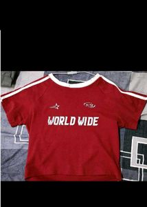Crop Top "World Wide"