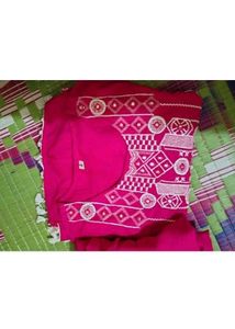 Vibrant Pink Embroidered Kurta