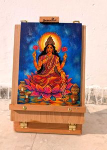 Vibrant Goddess Lakshmi Painting
