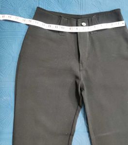 Classic Black Flared Trousers