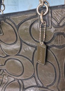 Authentic Coach Signature Hobo Bag