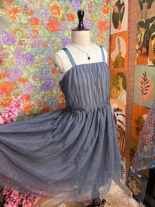 3 for 999 Elegant Grey Tiered Tulle Dress