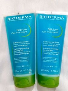 Bioderma Sebium Purifying Cleansing Gel 200mlX2