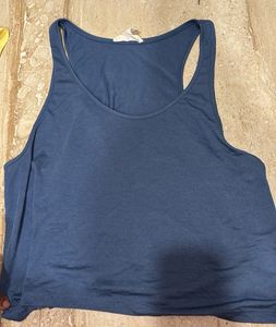 FOREVER 21 Blue Activewear Tank Top