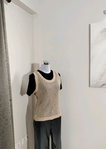 Crochet Woolen Vest