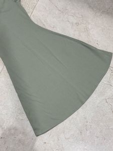 Sage Green Collared Dress