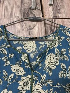 Floral Print Kurta Dress