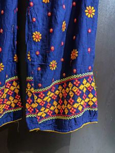 Embroidered Palazzo Pants