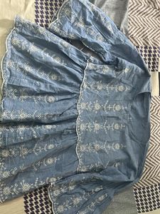 Blue kurta top