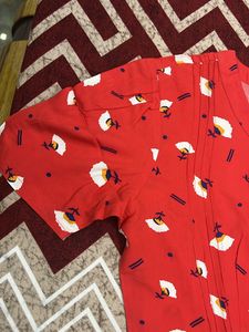 Red Floral Solly Dress