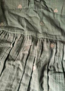 Cute Heart embroidery Summer Dress